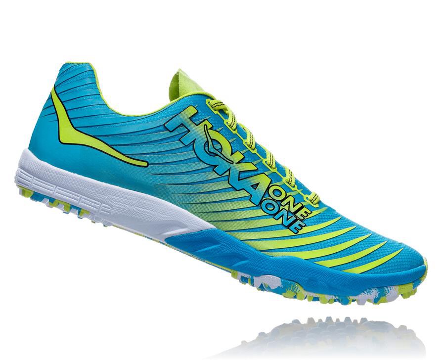 Hoka One One スニーカー レディース 青/緑 - EVO XC - AT8629715